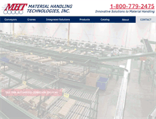 Tablet Screenshot of materialhandlingtech.com